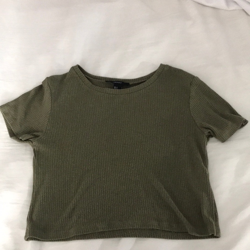FOREVER 21 Green Short Sleeve